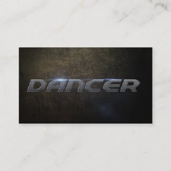 Dancer Business Card by KeyholeDesign at Zazzle