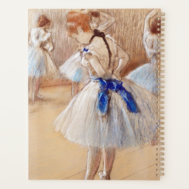 Dancer by Edgar Degas Planner (Back)