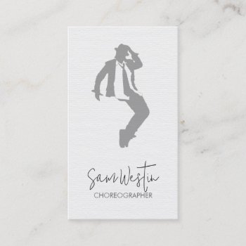 Dancer Choreographer  Business Card by businesscardsstore at Zazzle