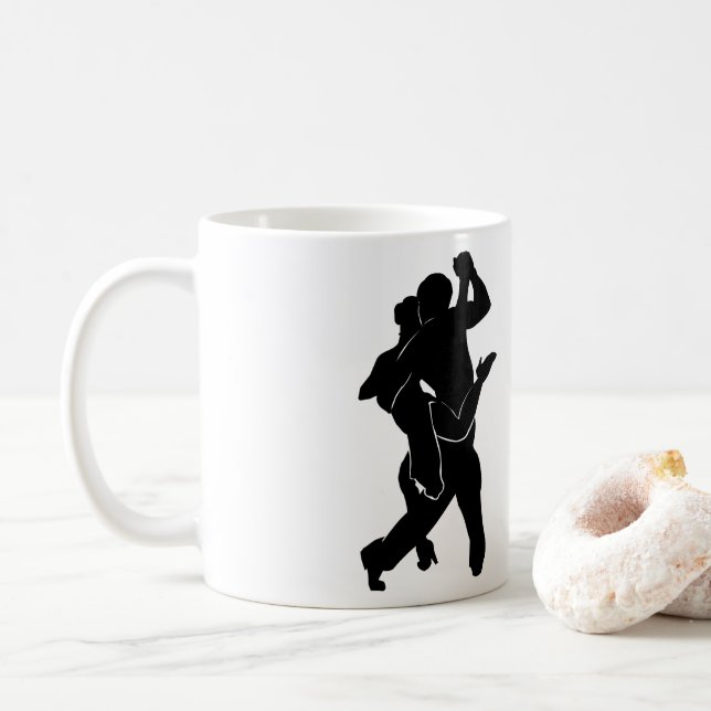 Dancer Couple Mug - Custom Colors (With Donut)