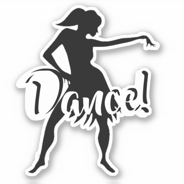 Dancer customizeable sticker (Front)