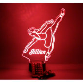Dancer Dance Night Light Up Lamp LED Personalized (Front)