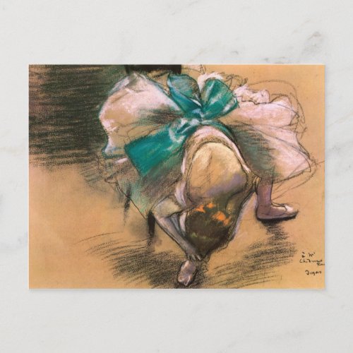 DANCER EDGAR DEGAS POSTCARD