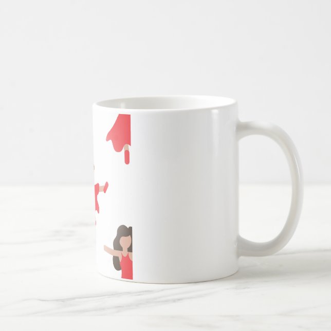 dancer emoji coffee mug (Right)
