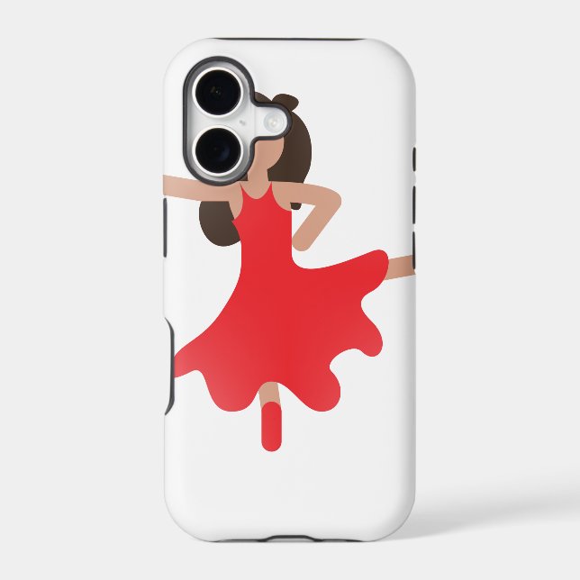 dancer emoji iphone case (Back)