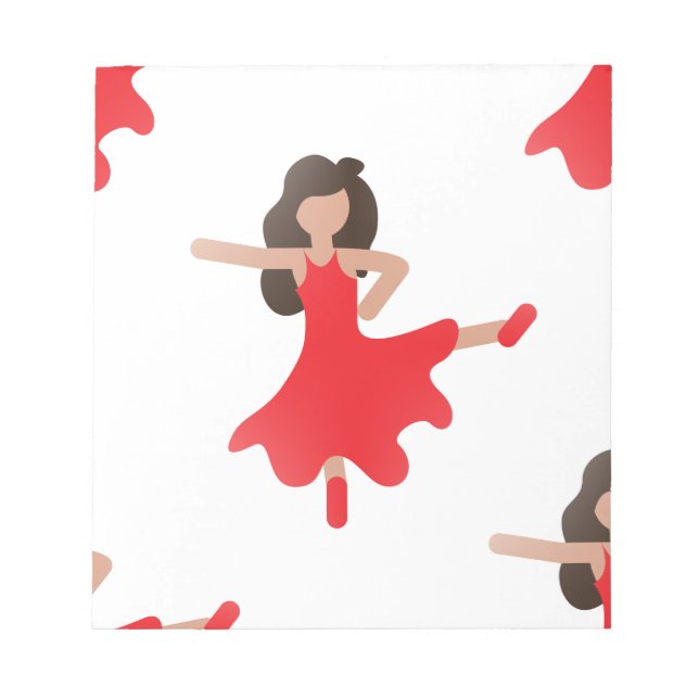 dancer emoji notepad (Front)