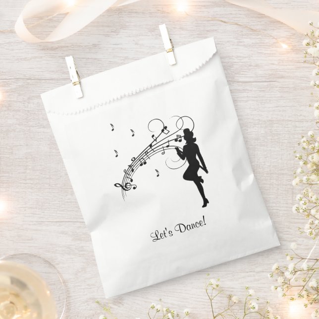 Dancer Favor Bag (Clipped)