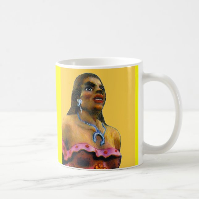 Dancer Female Albuquerque 2002 ART Tan  jGibney Si Coffee Mug (Right)
