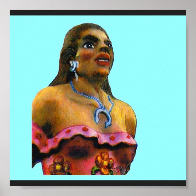 Dancer Female Albuquerque 2002 ART Tan  jGibney Si Poster (Front)