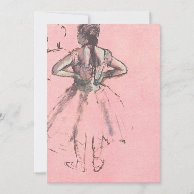 Dancer from Back, Hands on Hips by Edgar Degas (Front)