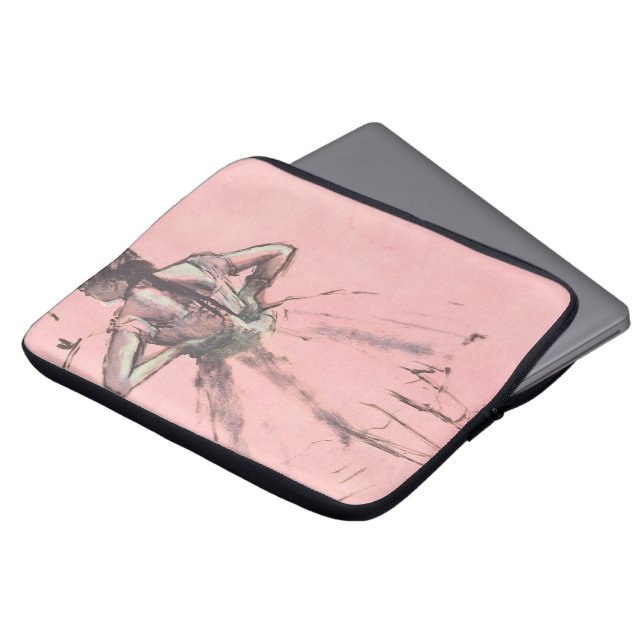 Dancer from Back, Hands on Hips by Edgar Degas Laptop Sleeve (Front Top)