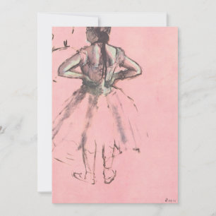 Dancer from the Back by Edgar Degas Vintage Ballet