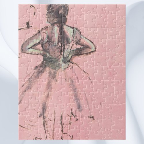 Dancer from the Back by Edgar Degas Vintage Ballet Jigsaw Puzzle