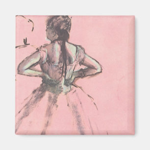 Dancer from the Back by Edgar Degas Vintage Ballet Magnet
