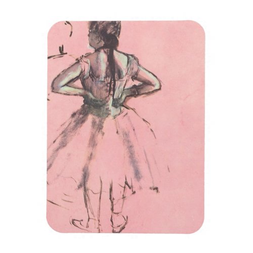 Dancer from the Back by Edgar Degas Vintage Ballet Magnet