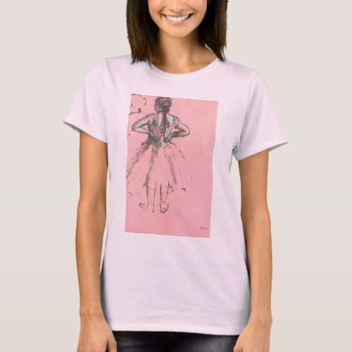 Dancer from the Back by Edgar Degas Vintage Ballet T_Shirt
