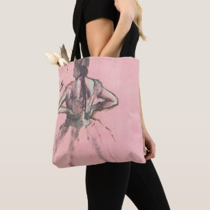 Dancer from the Back by Edgar Degas Vintage Ballet Tote Bag