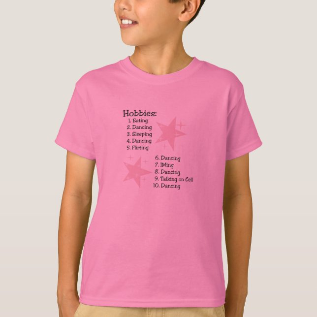 Dancer Hobbies Youth T-shirt (Front)