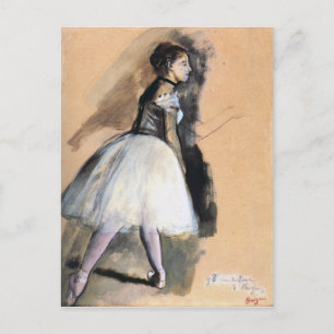Dancer in a Ballet Position - Edgar Degas Postcard
