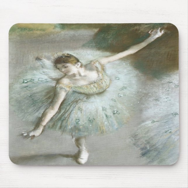 Dancer in Green by Edgar Degas  Mouse Pad (Front)