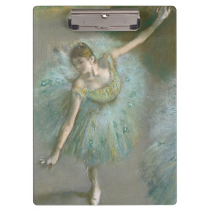 Dancer in Green Edgar Degas Clipboard