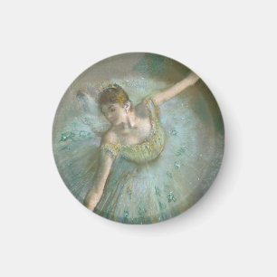 Dancer in Green Edgar Degas Magnet