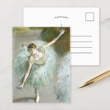 Dancer in Green | Edgar Degas Postcard