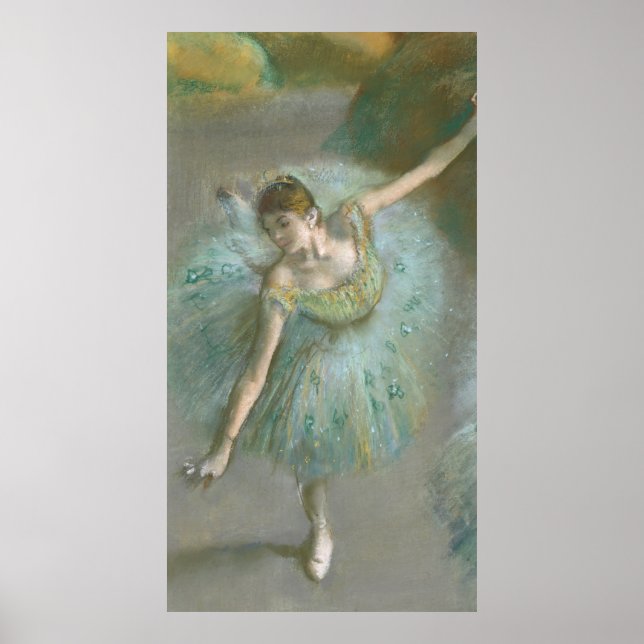 Dancer in Green Edgar Degas Poster (Front)