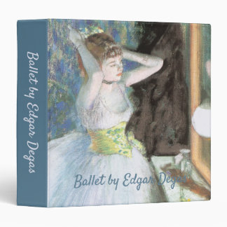 Dancer in Her Dressing Room by Edgar Degas 3 Ring Binder