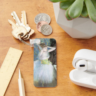 Dancer in Her Dressing Room by Edgar Degas Keychain