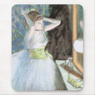 Dancer in Her Dressing Room by Edgar Degas Mouse Pad