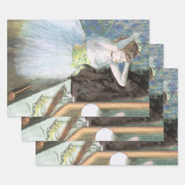 Dancer in Her Dressing Room by Edgar Degas Wrapping Paper Sheets (Set)