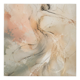Dancer in the Drift Abstract Figure Wall Art