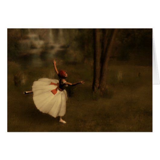 Dancer in the Garden Cards (Front Horizontal)