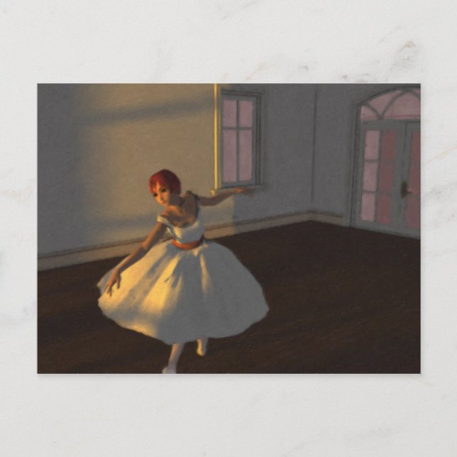 Dancer in the Great Room Postcard (Front)