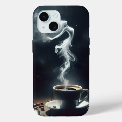 Dancer In Vapor In Coffee iPhone 15 Case