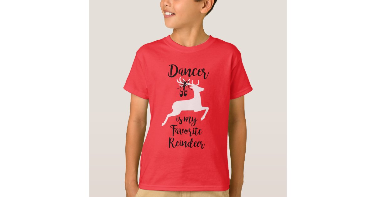 dancer reindeer shirt