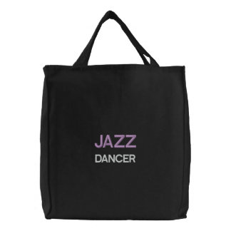 DANCER, JAZZ EMBROIDERED TOTE BAG