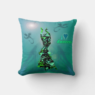 Dancer *Jinx* Throw Pillow