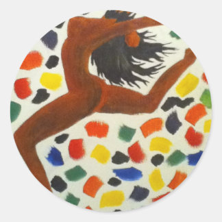 Dancer.jpg Classic Round Sticker
