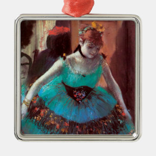 Dancer Leaving Her Dressing Room by Degas Metal Ornament