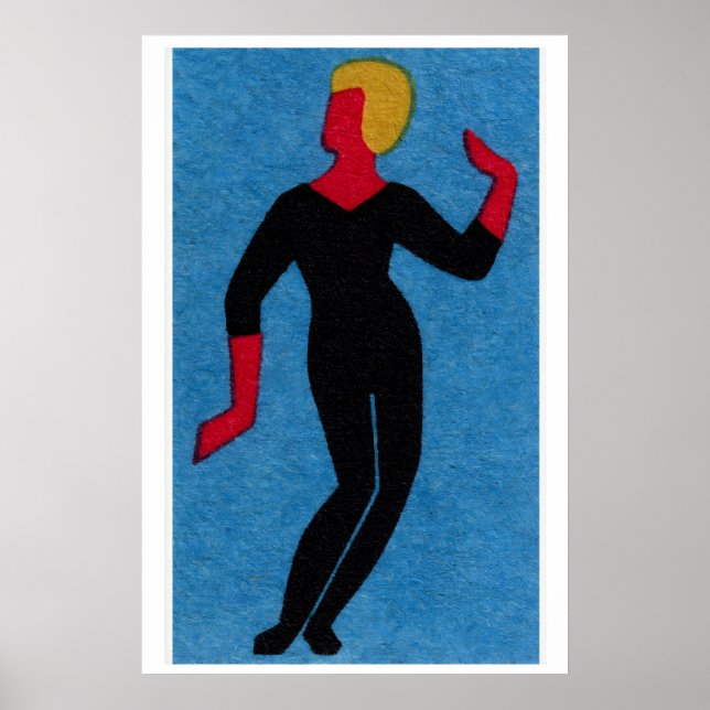 Dancer - Matchbox Print - Aesthetic Wall Art (Front)