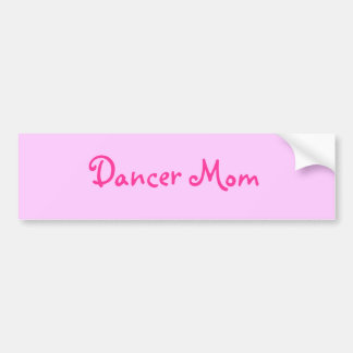 Dancer Mom Bumper Sticker