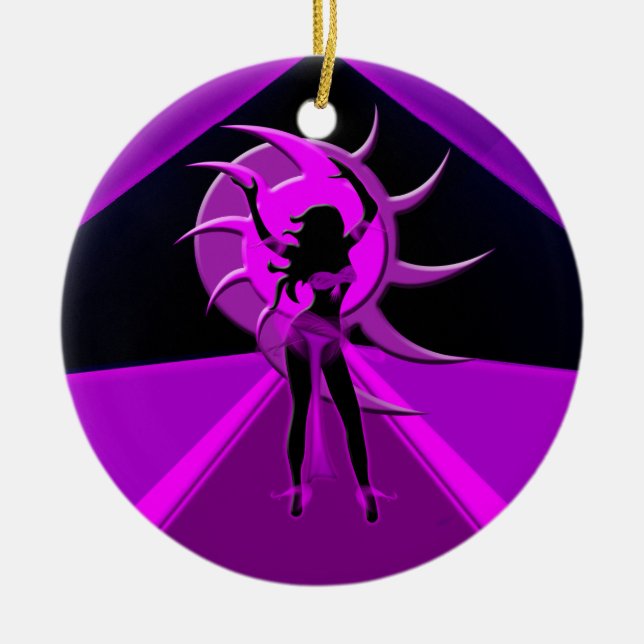 Dancer *Onca* Ceramic Ornament (Front)