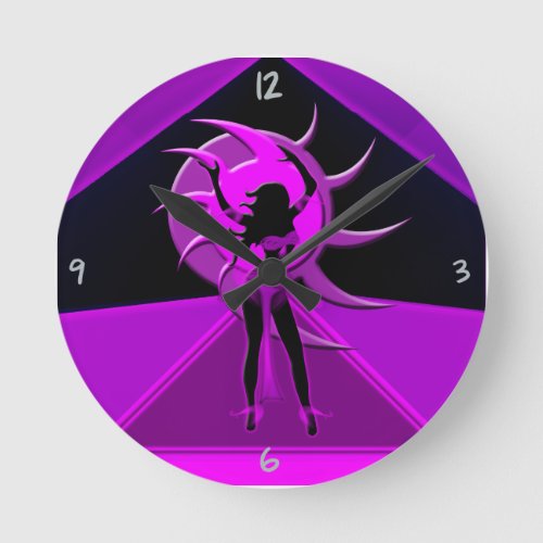 Dancer Onca Round Clock