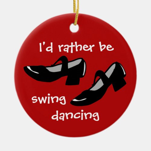 Dancer Ornament Id Rather Be Swing Dancing Shoes