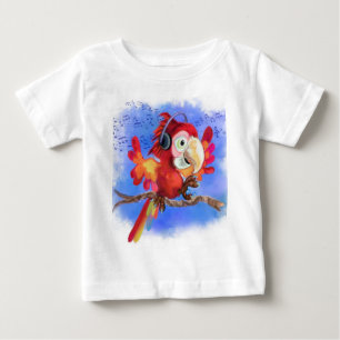 Dancer Parrot Funny Baby T-Shirt