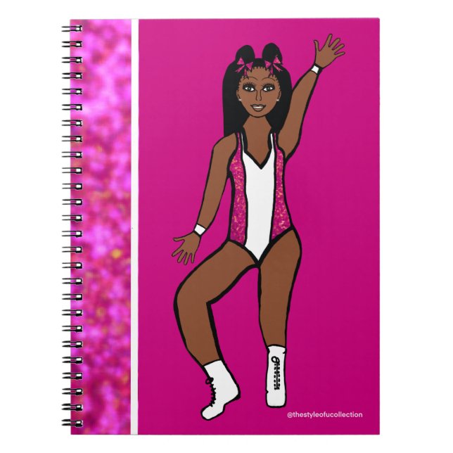 Dancer  Pink Spark Notebook #1 (Front)