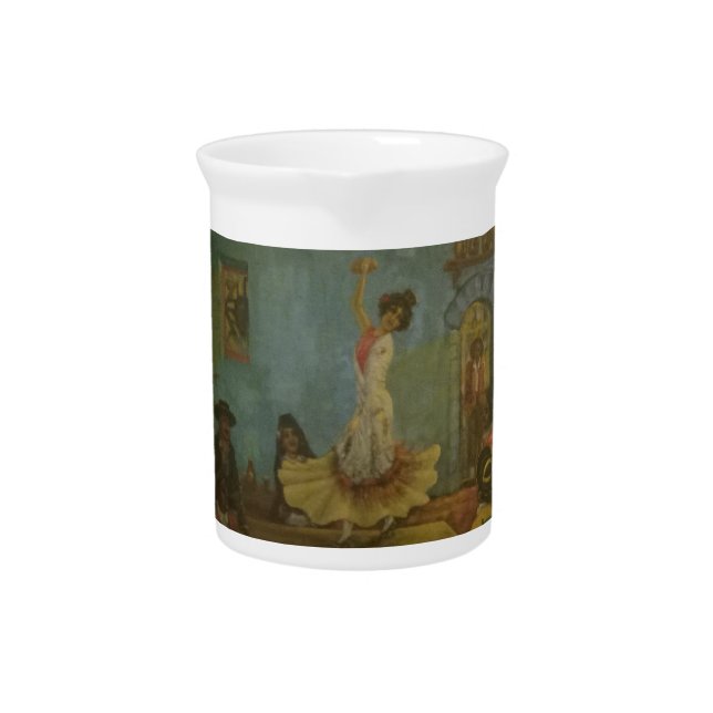 Dancer Porcelain beverage pitcher   (Front)