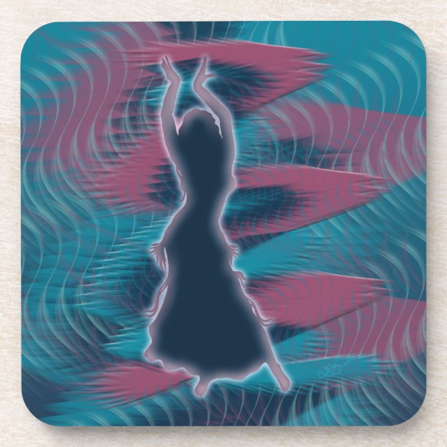 Dancer *Porcha* Beverage Coaster (Front)